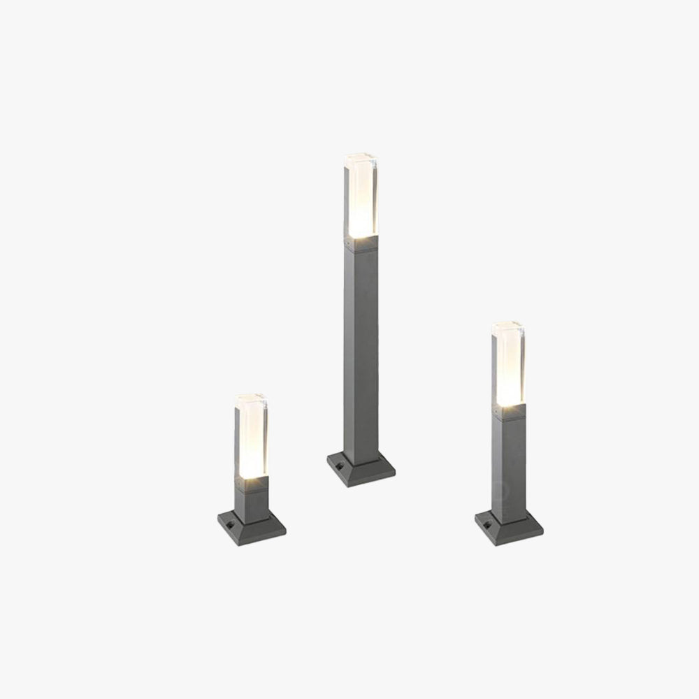 Modern Outdoor Light | Sensor-Enabled Path Light with Warm Glow | Durable Design for Garden Illumination 1