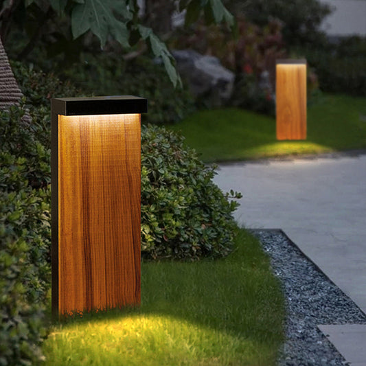 Modern Outdoor Path Light with Warm Glow | Durable Metal Design for Elegant Garden Illumination 0