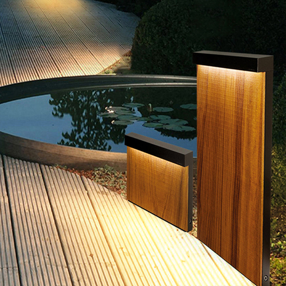 Modern Outdoor Path Light with Warm Glow | Durable Metal Design for Elegant Garden Illumination 2