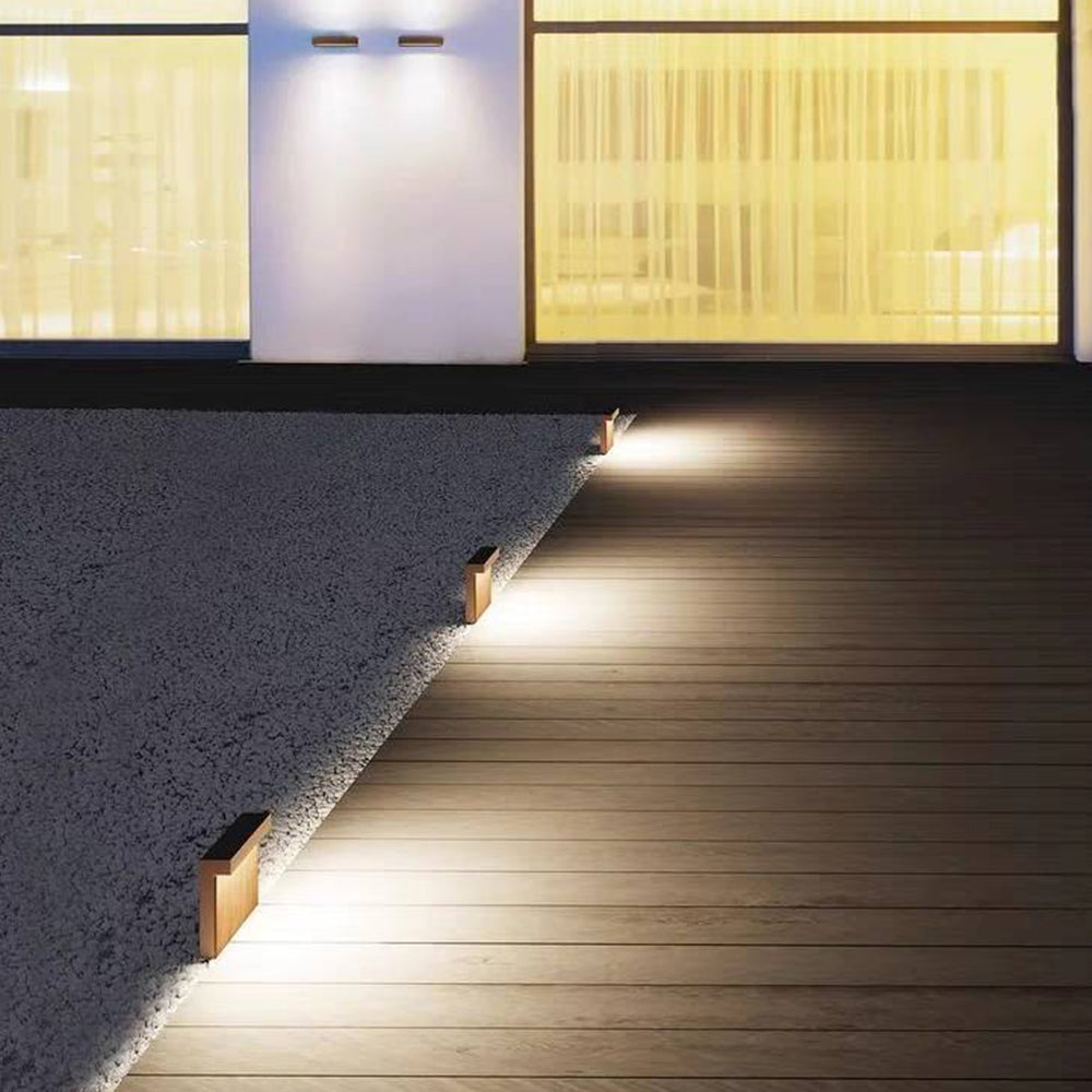 Modern Outdoor Path Light with Warm Glow | Durable Metal Design for Elegant Garden Illumination 4
