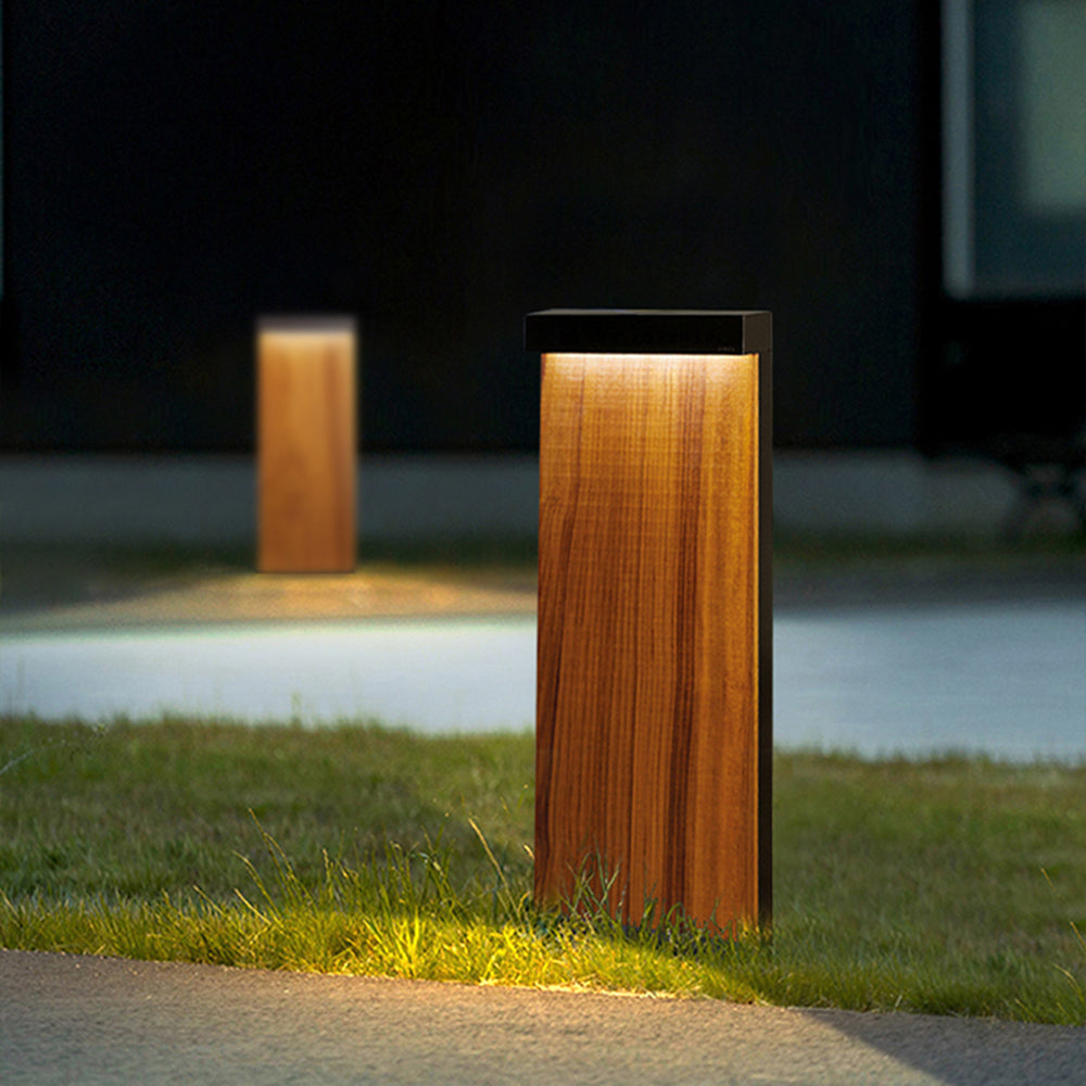 Modern Outdoor Path Light with Warm Glow | Durable Metal Design for Elegant Garden Illumination 6