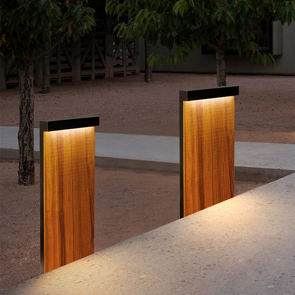 Modern Outdoor Path Light with Warm Glow | Durable Metal Design for Elegant Garden Illumination 8