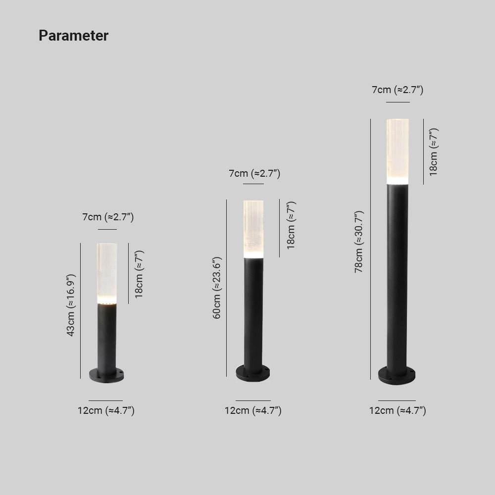 Modern Outdoor Path Light with Warm LED Illumination | Durable Design for Pathway Lighting 3