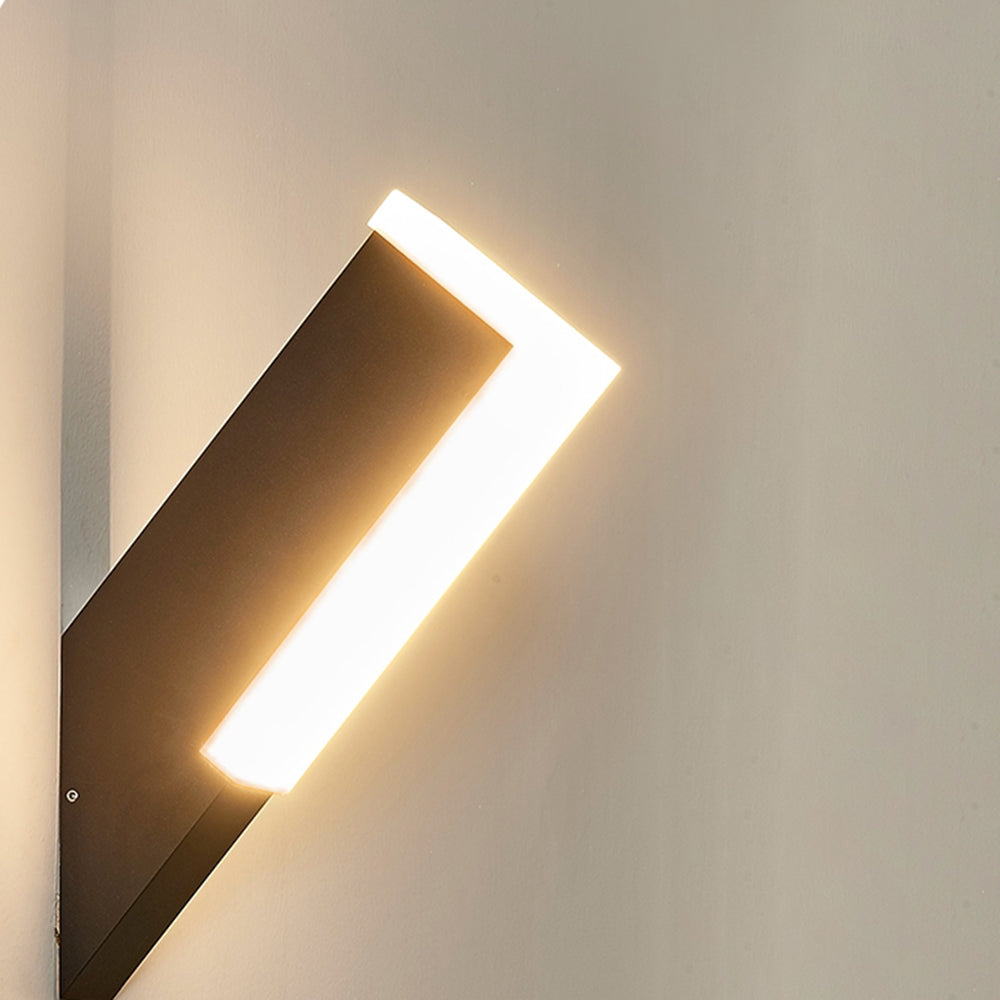 Modern Outdoor Wall Lamp | Geometric Design with Durable Metal & Acrylic | Stylish Illumination for Patios and Backyards 6