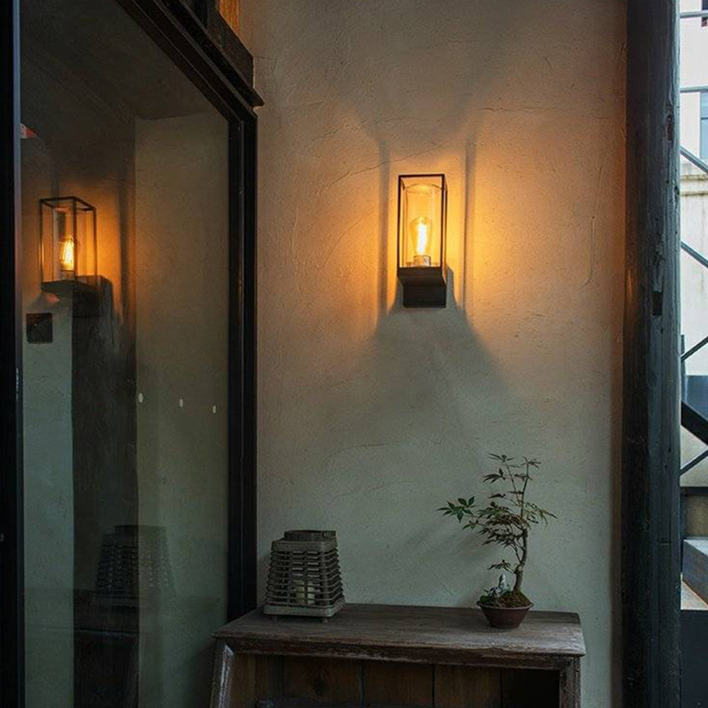 Modern Outdoor Wall Lamp | IP65 Weather-Resistant Design with Metal & Glass for Stylish Illumination 5