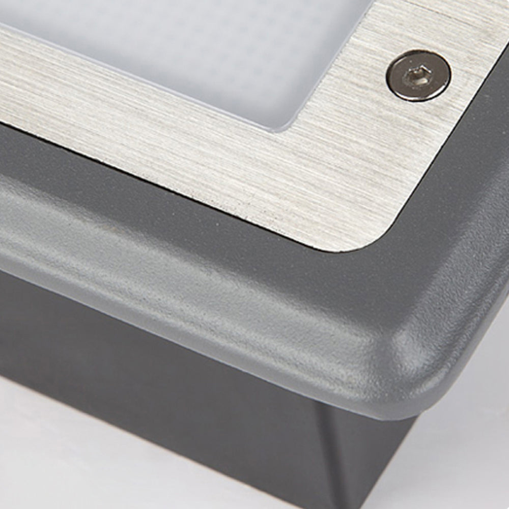 Modern Outdoor Wall Lights | Rectangular Deck Light with Warm Illumination | Weather-Resistant Design for Enhanced Safety 7
