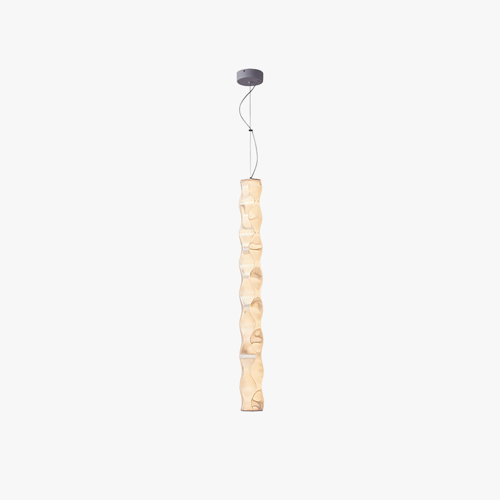 Modern Strip Pendant Light | Adjustable Metal Fixture with LED Bulb | Stylish Hanging Lights for Dining and Bedroom 0