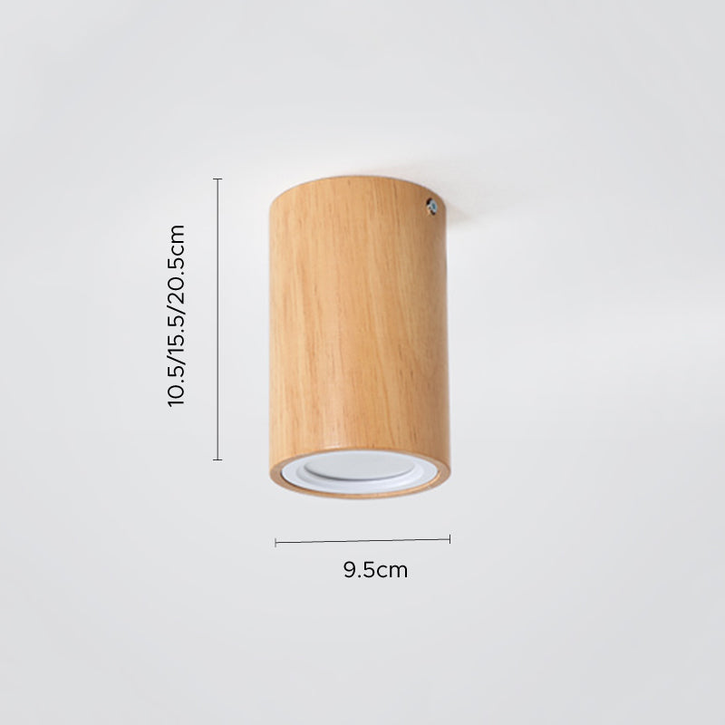 Modern Wood Flush Mount Ceiling Light Fixture with Waterproof Design | Stylish LED Illumination for Any Room 5