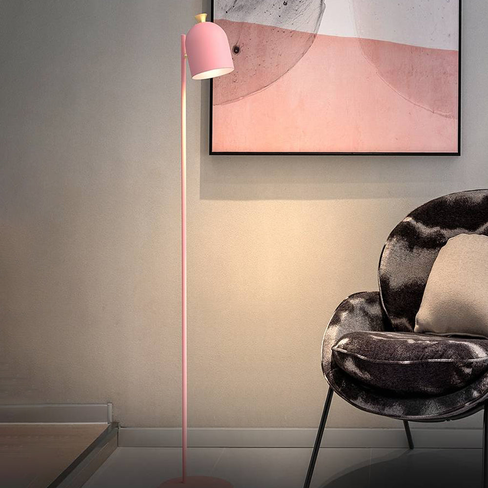 Morandi | Modern Floor Lamp with Adjustable Height & Metal Finish | Stylish Lighting for Bedroom and Living Room 4