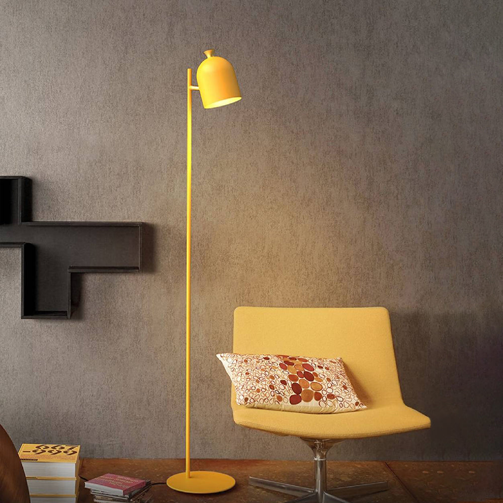 Morandi | Modern Floor Lamp with Adjustable Height & Metal Finish | Stylish Lighting for Bedroom and Living Room 6