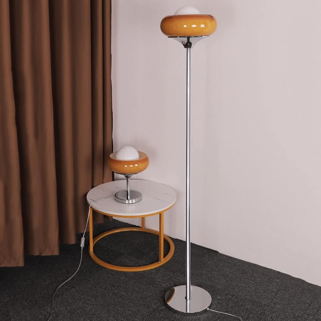 Morandi | Modern Stained Glass Floor Lamp with Gilded Design | Elegant Lighting for Living Rooms and Bedrooms 3