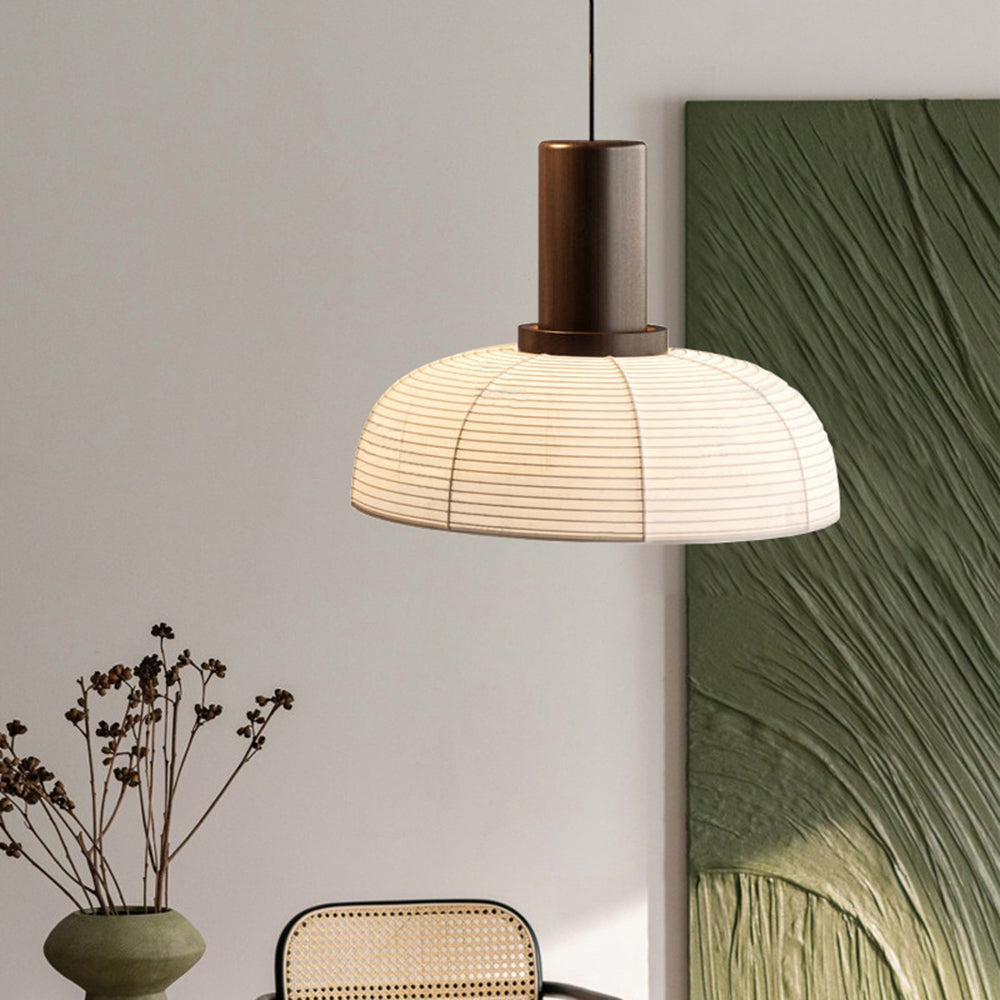 Muto | Retro Pendant Light with Fabric & Metal Design | Elegant Lighting for Living Spaces 5
