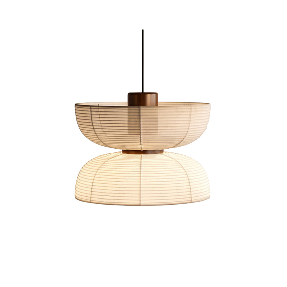 Muto | Retro Pendant Light with Fabric & Metal Design | Elegant Lighting for Living Spaces 7