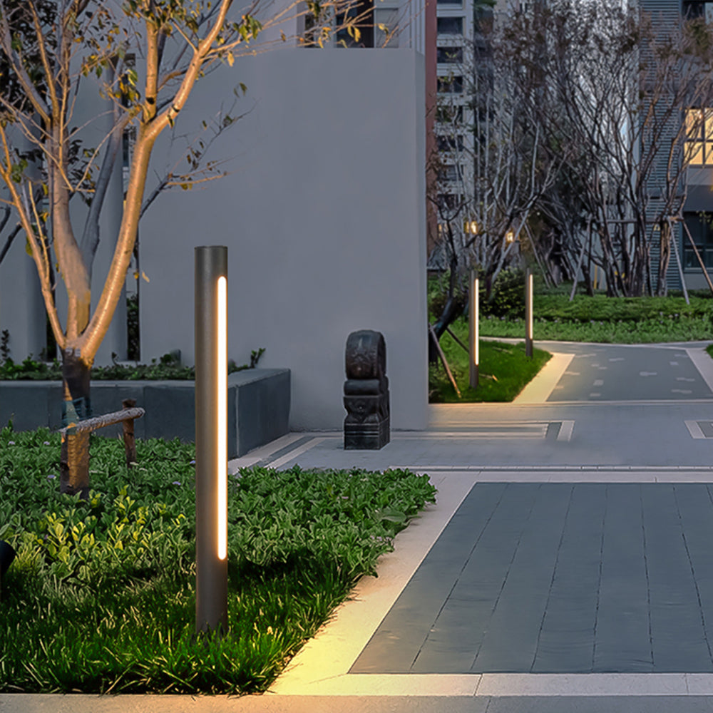 Outdoor Light | Modern Path Light with Cylindrical Design | Weather-Resistant Fixture for Elegant Garden Illumination 3