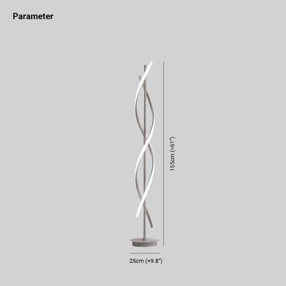 Postmodern | Black Floor Lamp with Acrylic Shade & Dimmable Feature | Stylish Lighting for Living Room 5