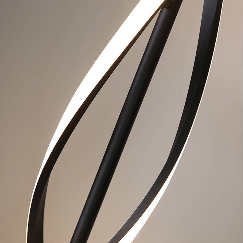 Postmodern | Black Floor Lamp with Acrylic Shade & Dimmable Feature | Stylish Lighting for Living Room 7