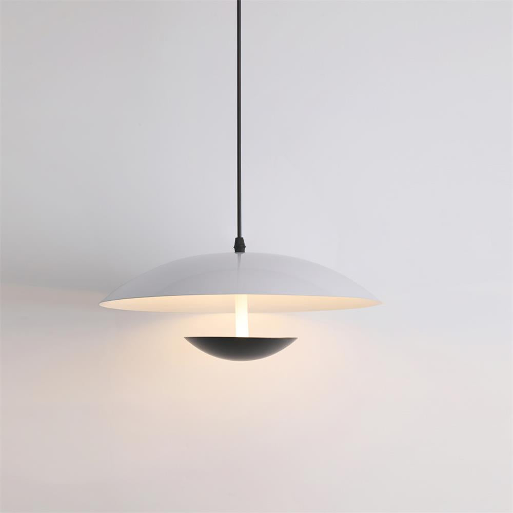 Pylos Collection | Black Pendant Light with Integrated LED | Adjustable Height for Modern Kitchen Lighting 3