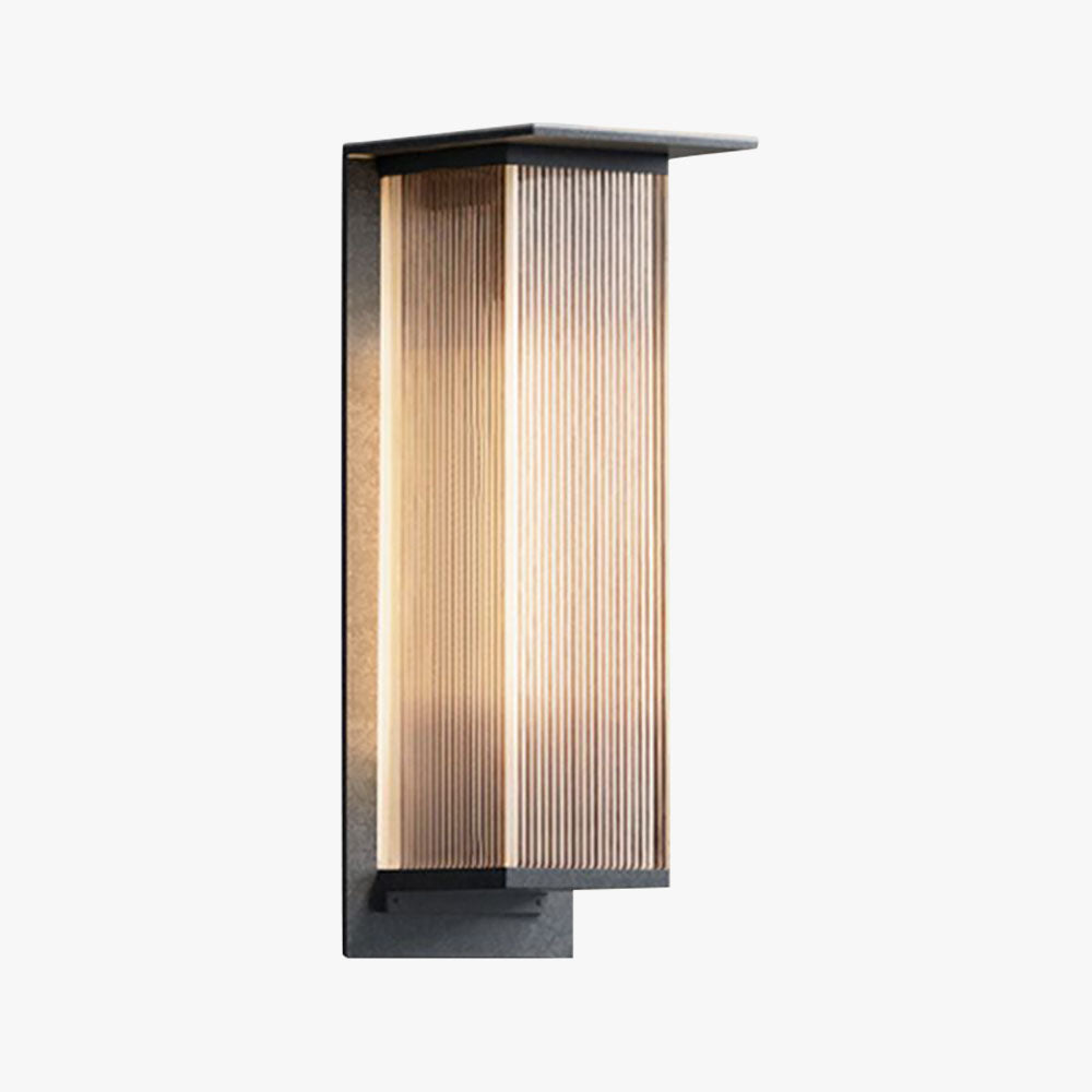 Ray Collection | Modern Outdoor Wall Lamp with Bright Illumination | Elegant Design for Courtyards and Terraces 1