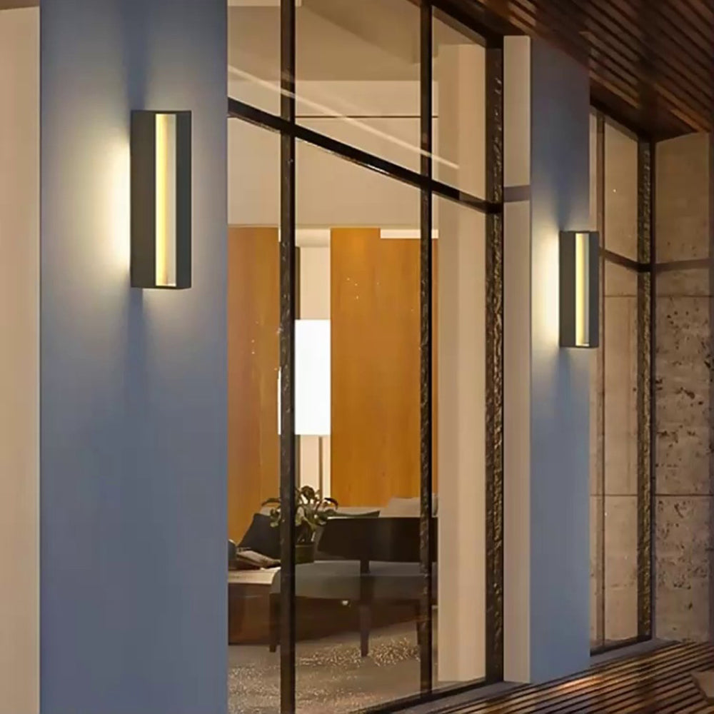 Ray Collection | Modern Outdoor Wall Lamp with Hollow Design | Waterproof Fixture for Versatile Lighting 0
