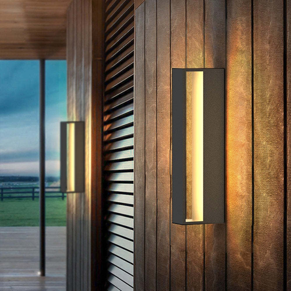 Ray Collection | Modern Outdoor Wall Lamp with Hollow Design | Waterproof Fixture for Versatile Lighting 7
