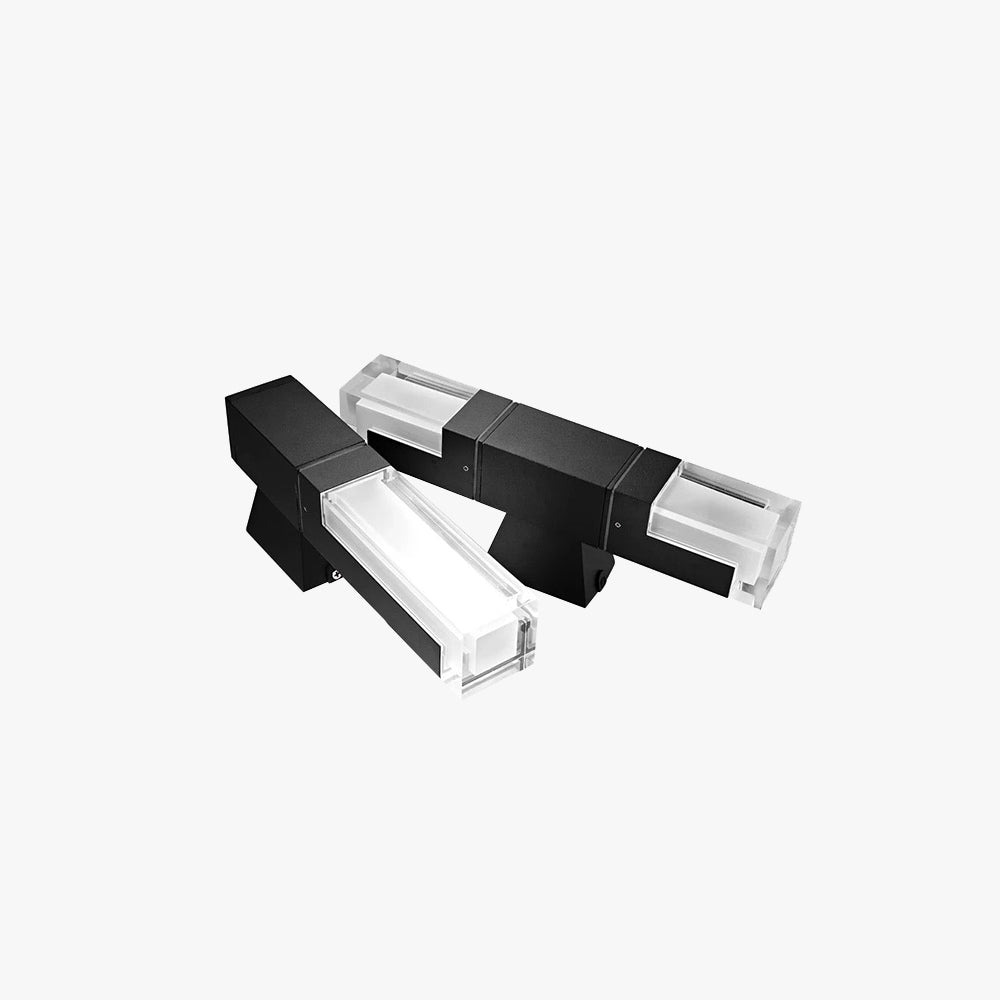 Ray Collection | Modern Outdoor Wall Lamp with IP65 Rating | Durable Metal & Acrylic Design for Garden Illumination 1