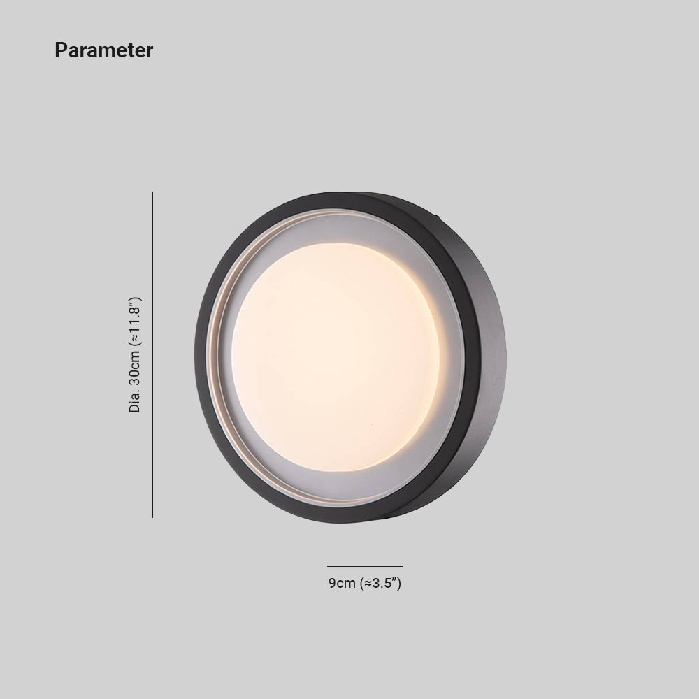 Ray Collection | Modern Outdoor Wall Lantern with Warm Light | Durable IP65 Rated for Elegant Outdoor Illumination 2