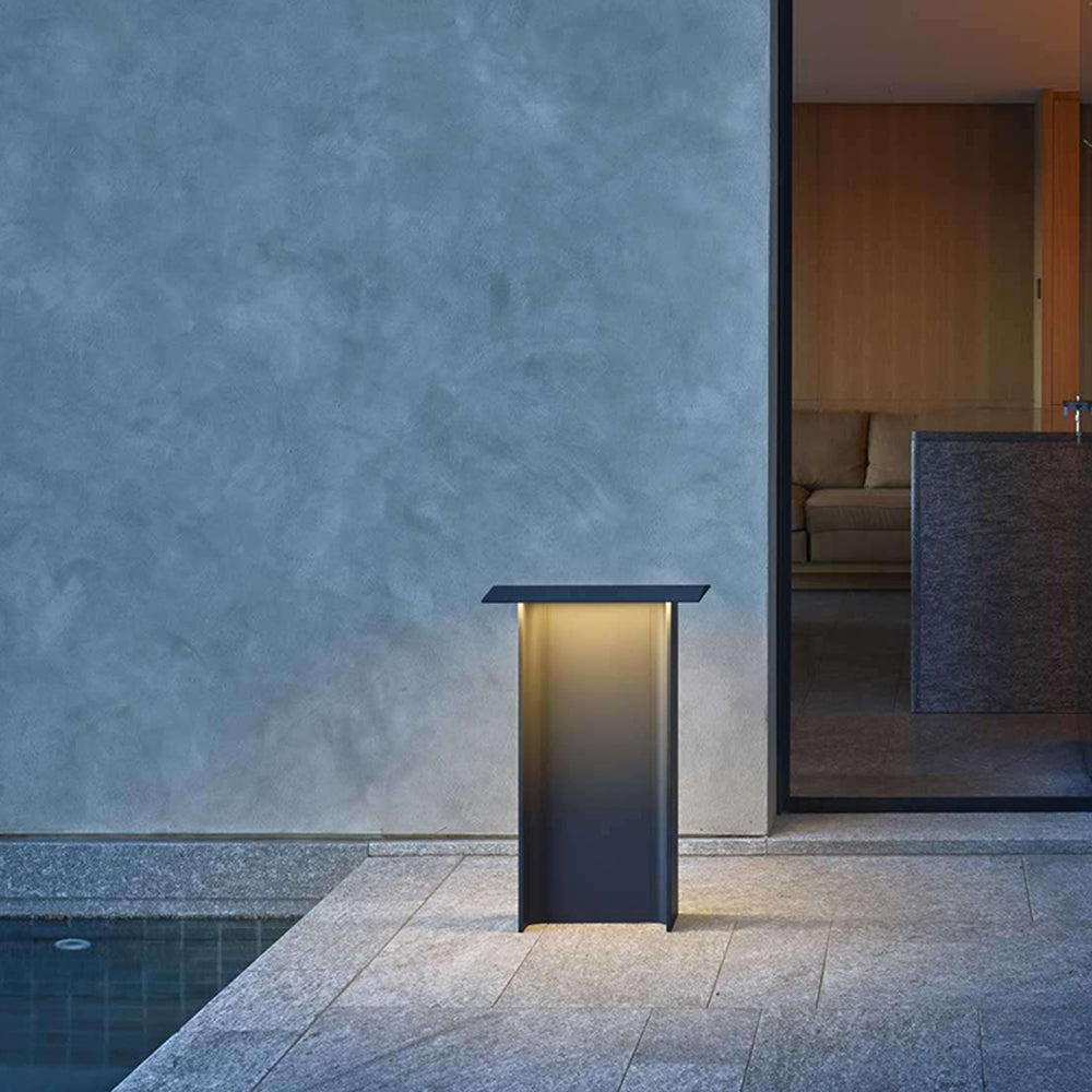 Ray Collection | Modern Rectangular Solar Outdoor Path Light with Stylish Design | Elegant Illumination for Gardens 4