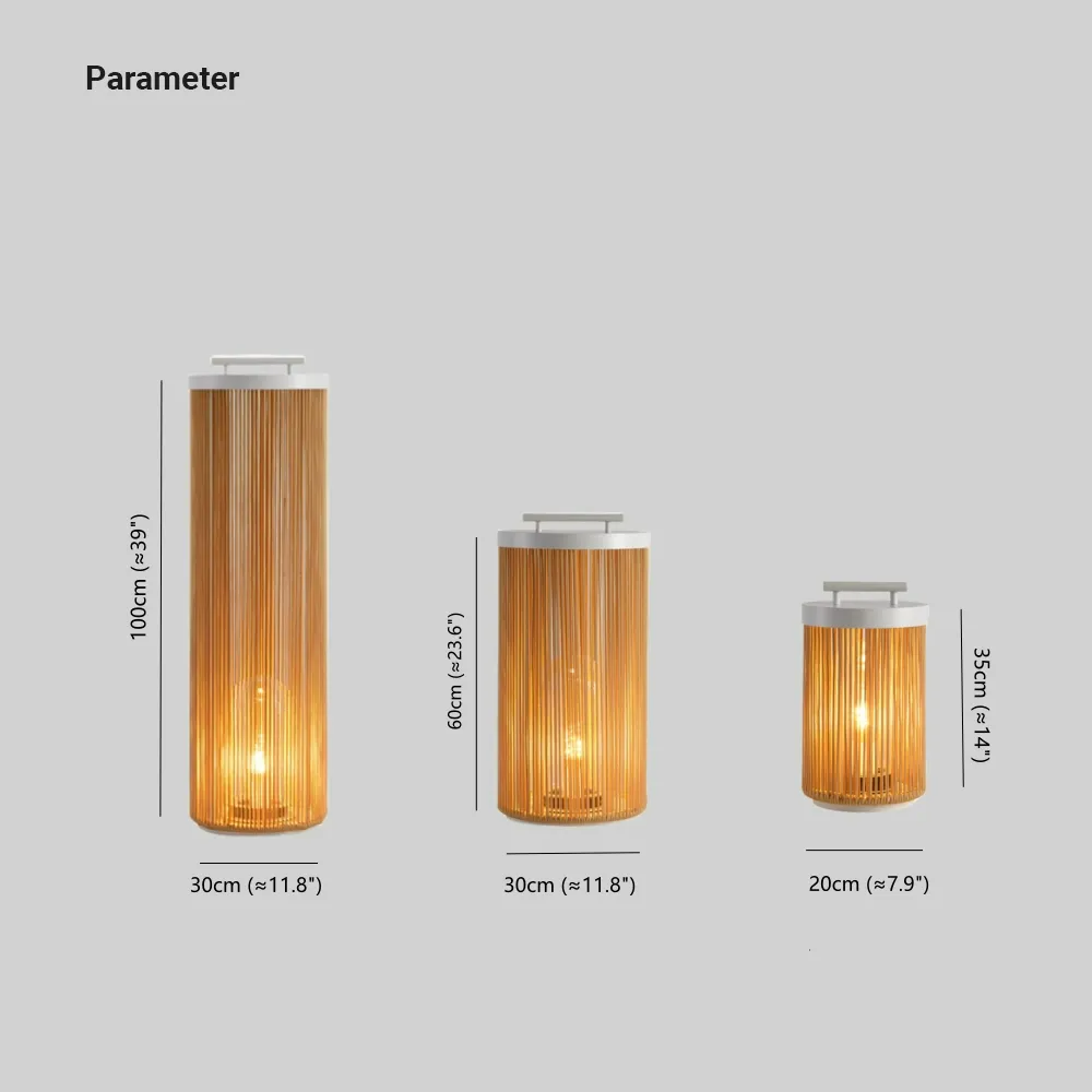 Ray Collection | Outdoor Floor Lamp with Natural Wood & Metal Design | Elegant Lighting for Outdoor Spaces 3