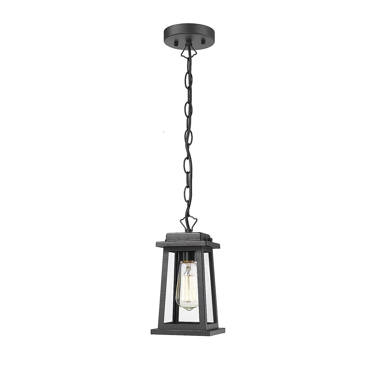 Ray Collection | Outdoor Hanging Pendant Light with Vintage Design | Durable Metal Frame for Elegant Illumination 4