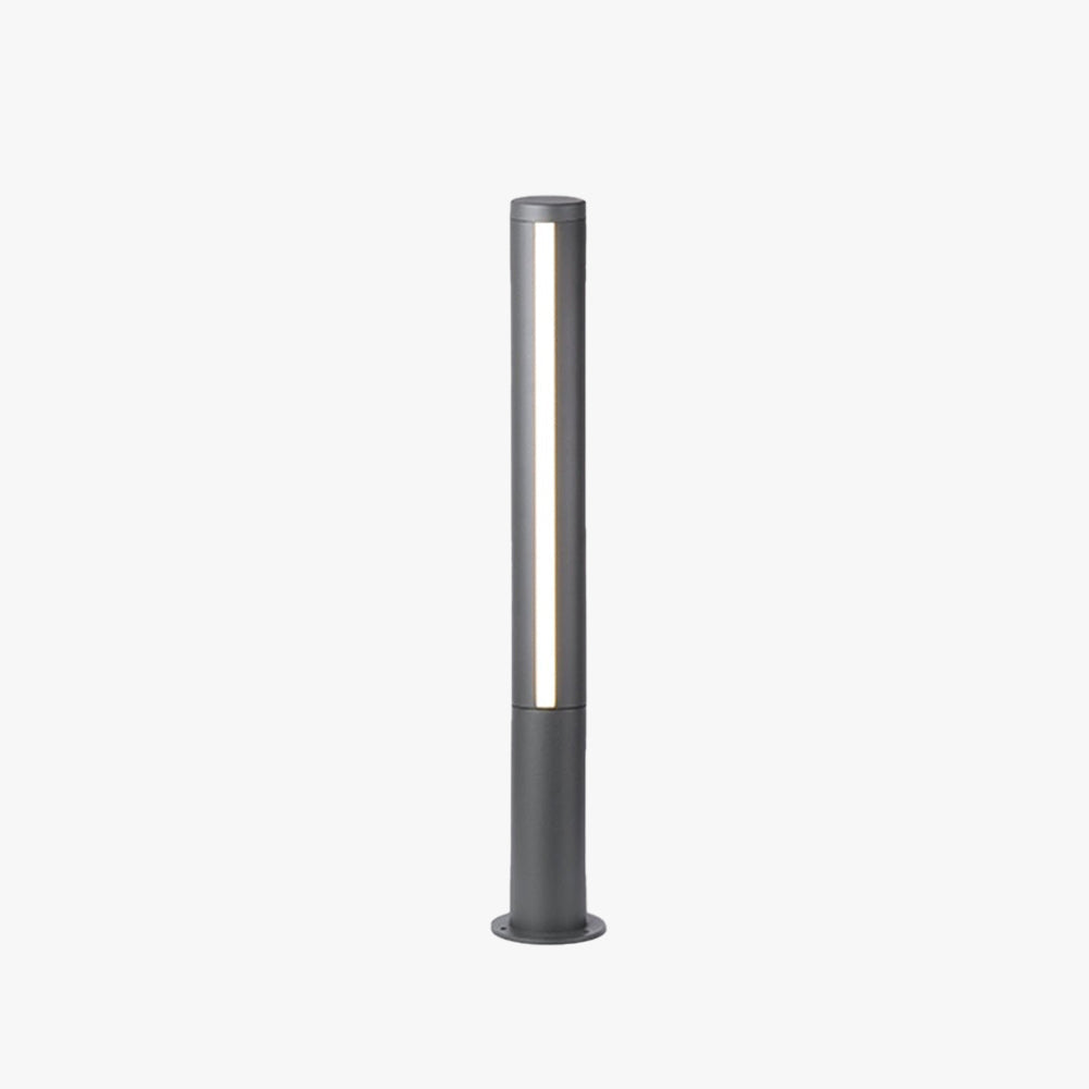 Ray Collection | Outdoor Path Light with Dual Light Strips | Elegant Black Design for Courtyards and Residences 1