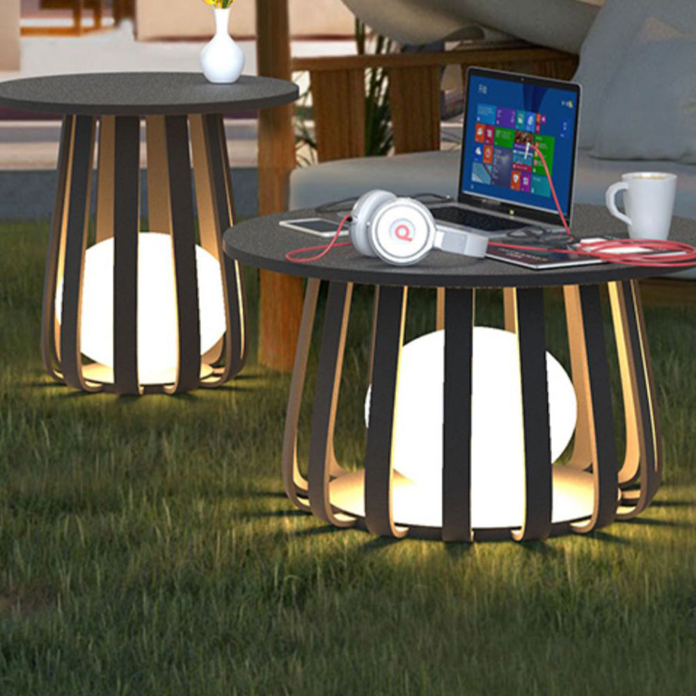 Ray Collection | Outdoor Solar Floor Lamp with Durable Metal Design | Stylish Lighting for Patios and Porches 4