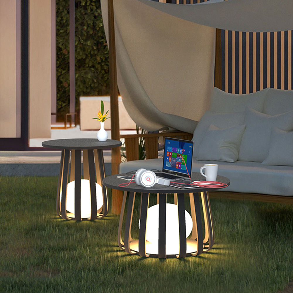 Ray Collection | Outdoor Solar Floor Lamp with Durable Metal Design | Stylish Lighting for Patios and Porches 5
