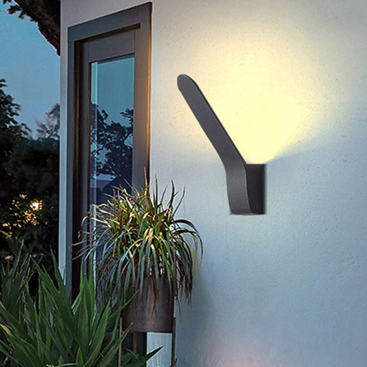 Ray Collection | Outdoor Wall Lamp with IP65 Rating | Minimalist Metal and Glass Design for Elegant Illumination 0
