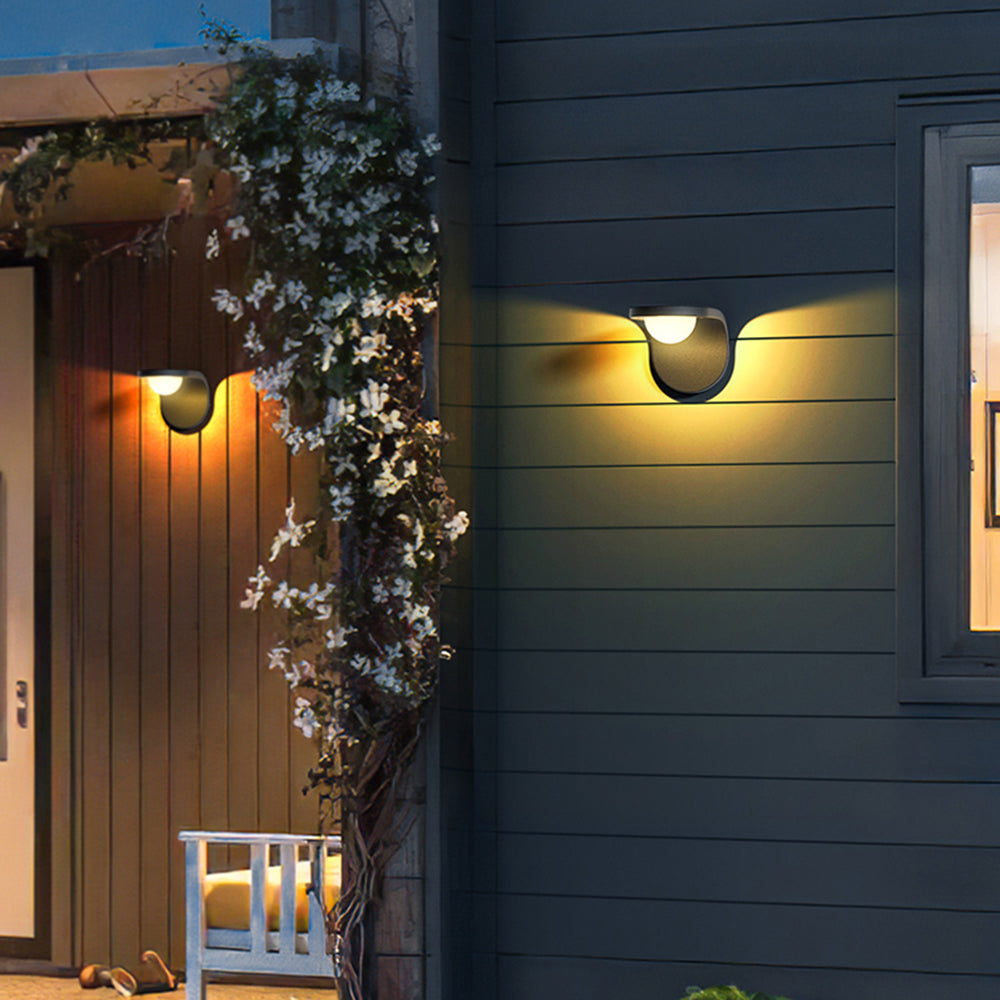 Ray Collection | Outdoor Wall Lantern with Solar Power & Adjustable Design | Waterproof Exterior Light for Garden and Yard 2
