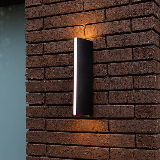 Ray Collection | Outdoor Wall Lantern with Warm Light | Modern Metal and Glass Design for Outdoor Spaces 0