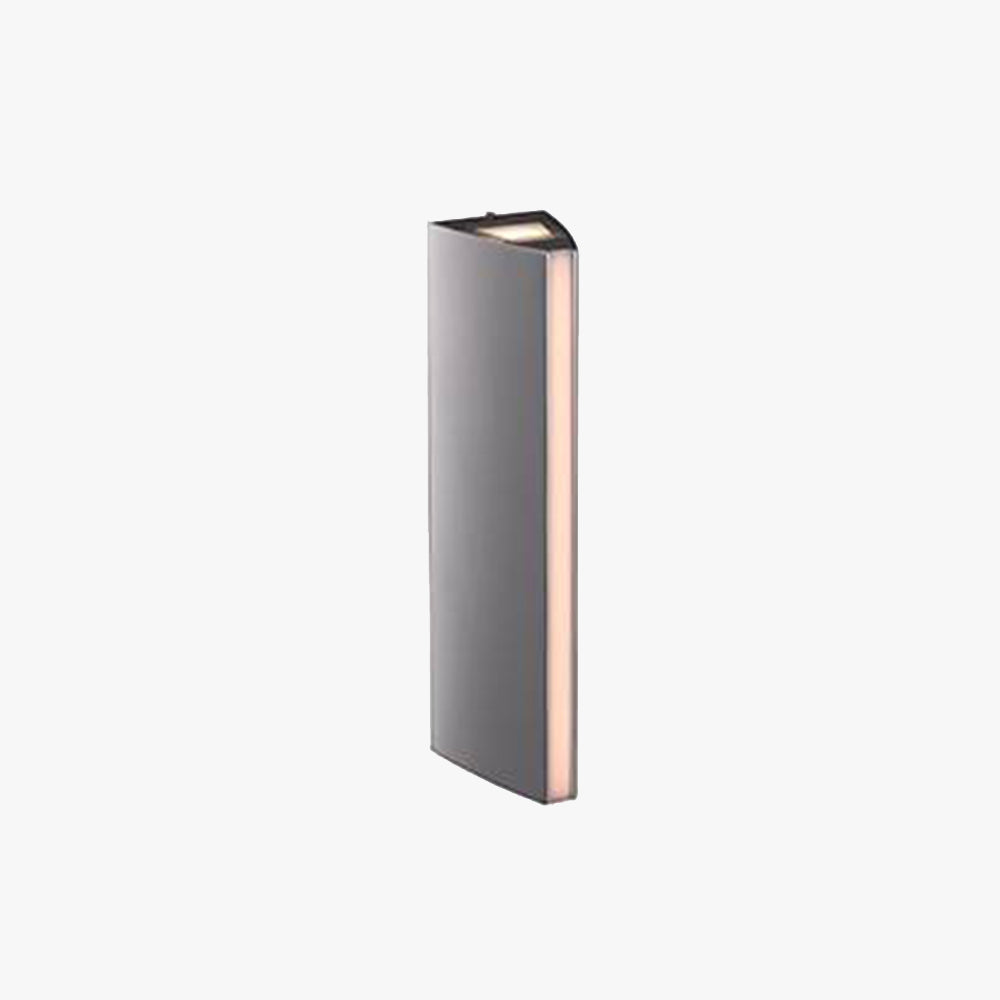 Ray Collection | Outdoor Wall Lantern with Warm Light | Modern Metal and Glass Design for Outdoor Spaces 1