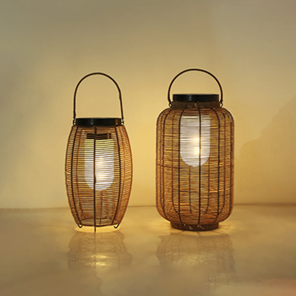 Ray Collection | Rattan Floor Lamp with Durable Metal Base | Stylish Lighting for Home Decor 7