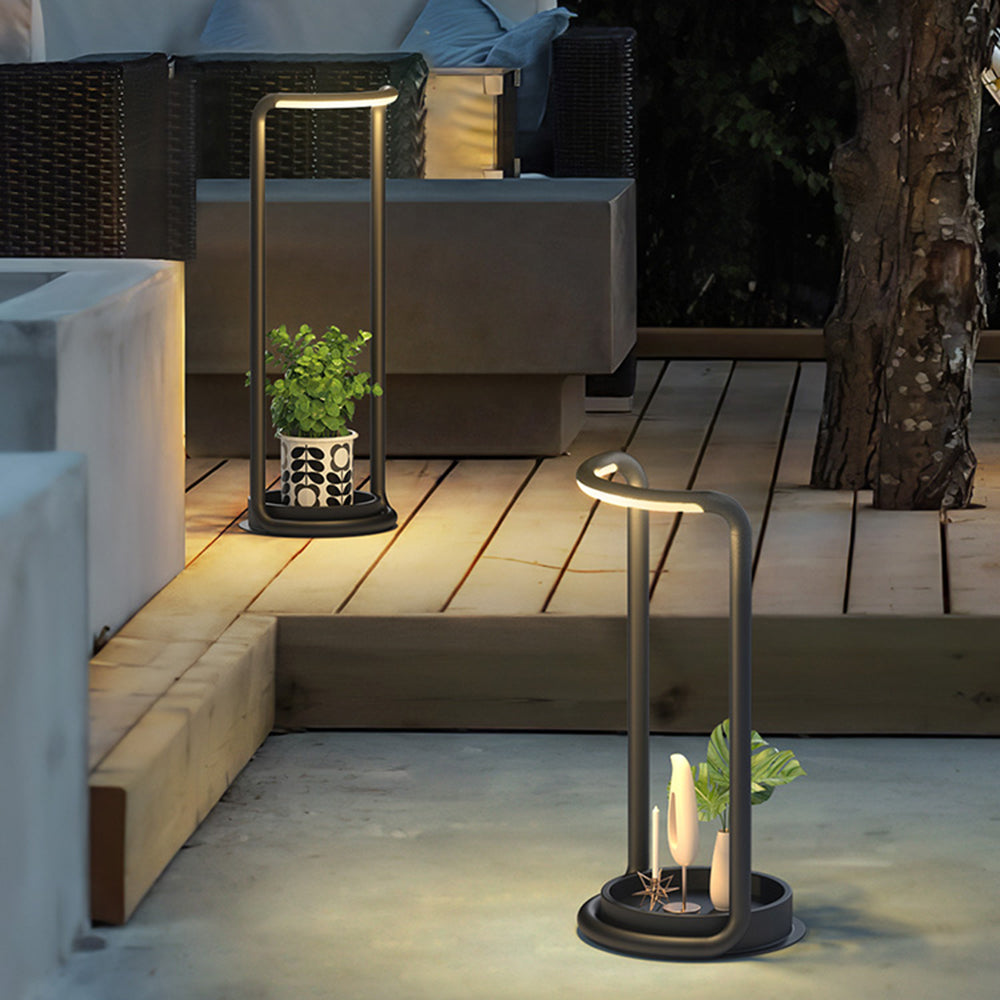 Ray Collection | Solar Outdoor Floor Lamp with Warm Light | Durable Design for Garden Ambiance 0