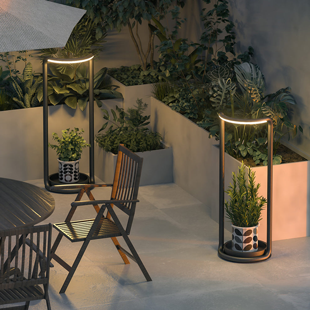 Ray Collection | Solar Outdoor Floor Lamp with Warm Light | Durable Design for Garden Ambiance 2