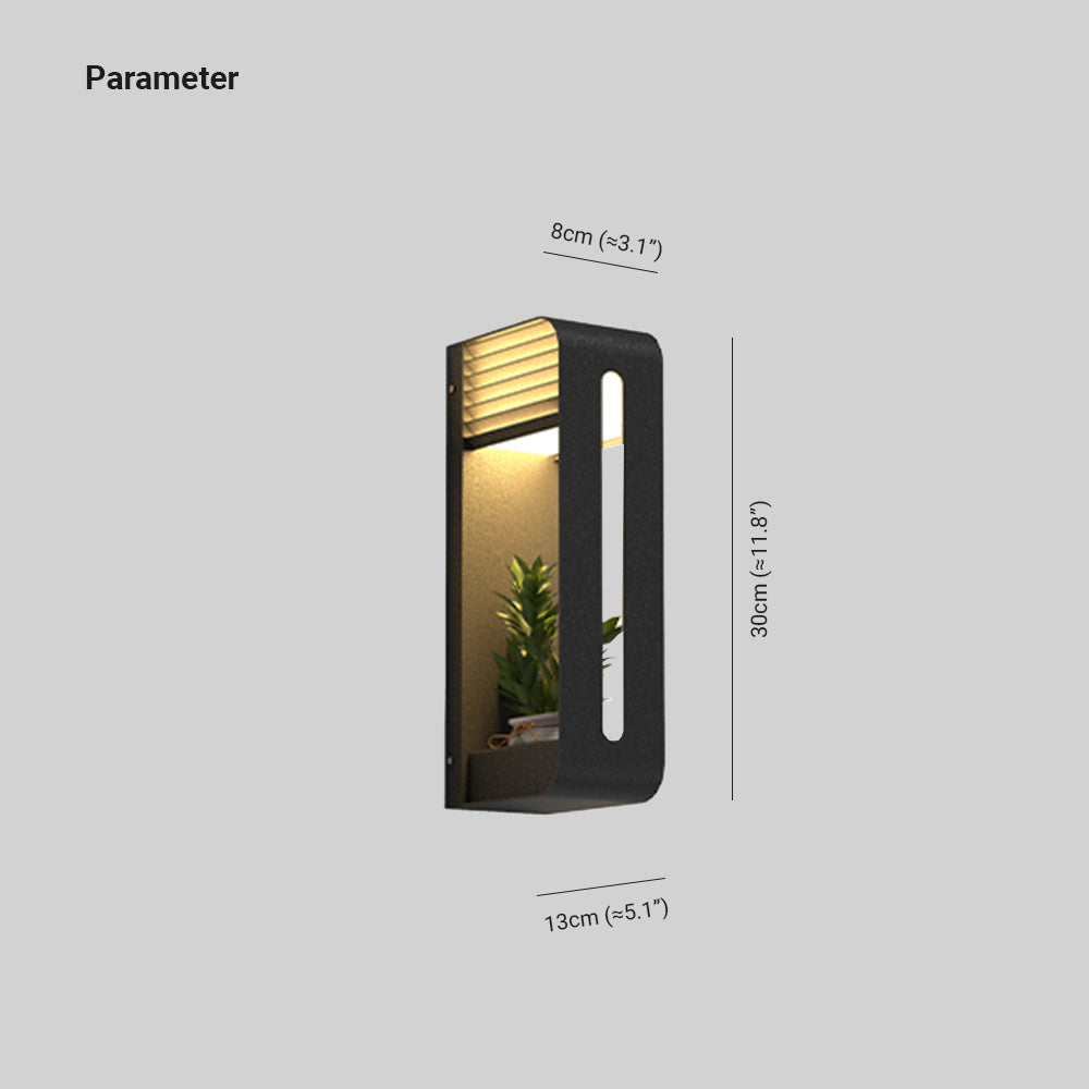 Ray Collection | Solar Outdoor Wall Lamp with Warm Light | Modern Design for Gardens and Yards 5