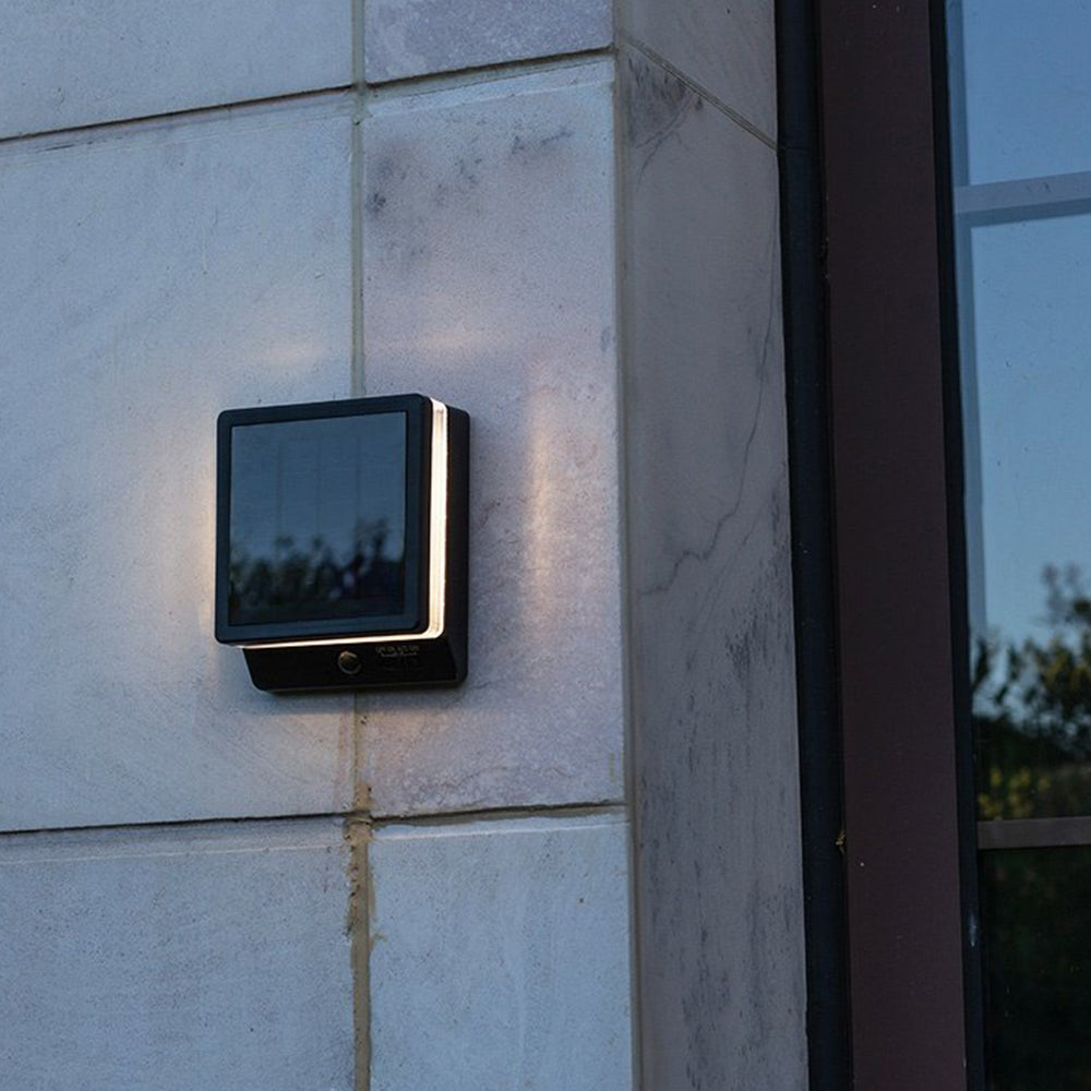 Ray Collection | Solar Outdoor Wall Lamp with Waterproof Design | Modern Minimalist Lighting for Patios and Gardens 2