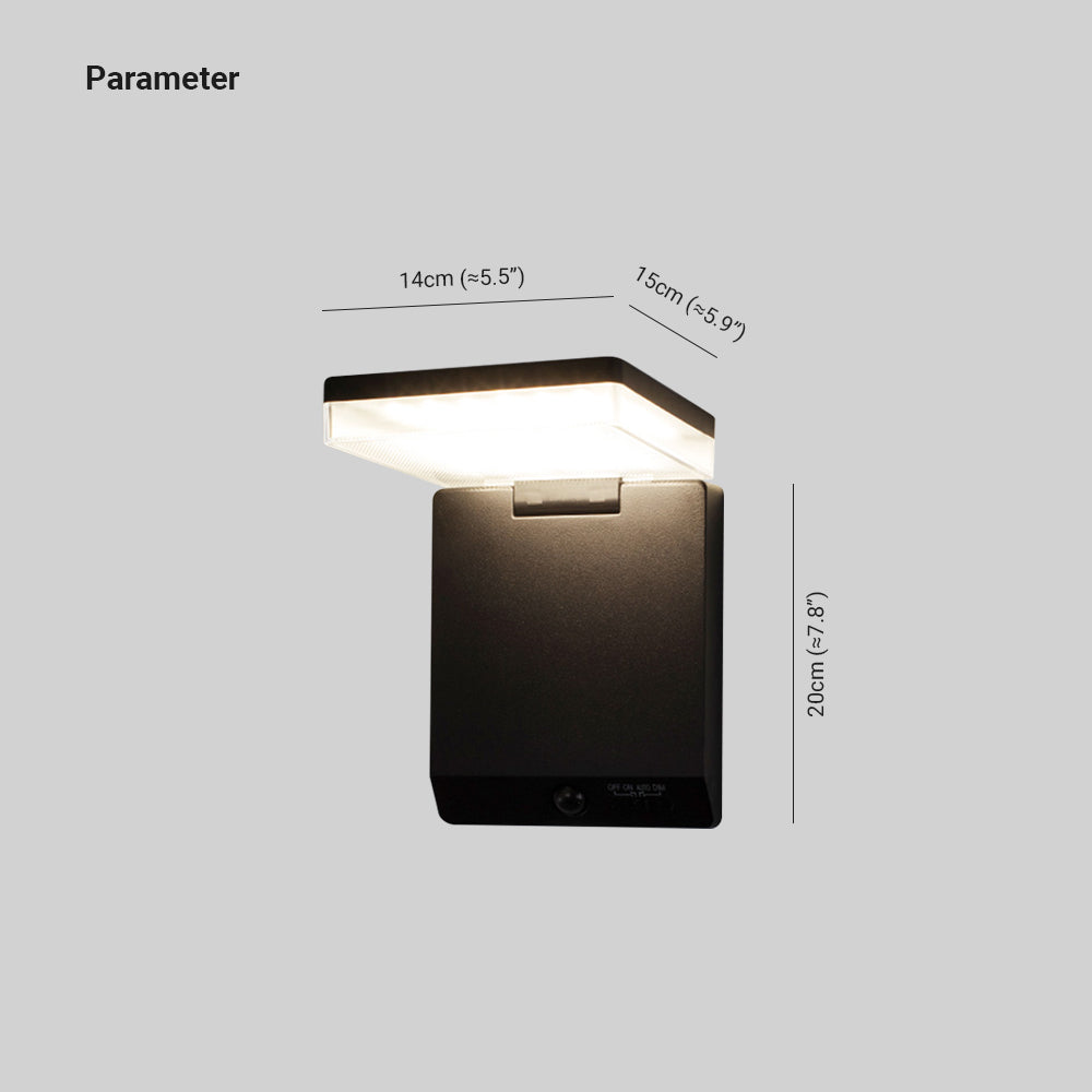 Ray Collection | Solar Outdoor Wall Lamp with Waterproof Design | Modern Minimalist Lighting for Patios and Gardens 4
