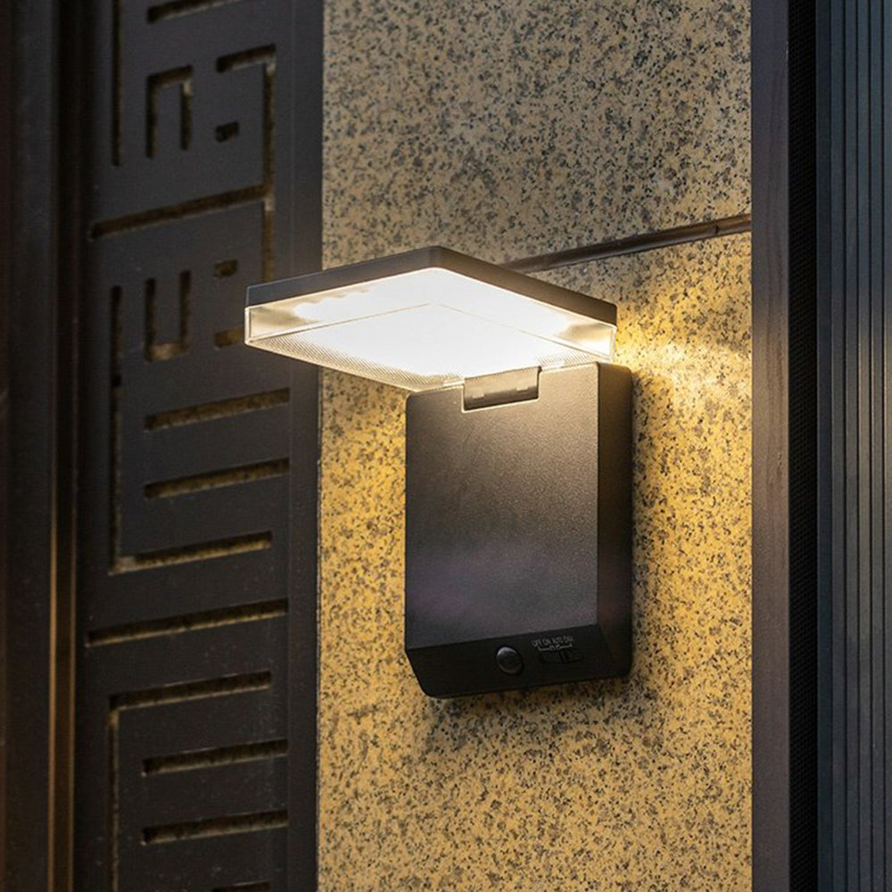 Ray Collection | Solar Outdoor Wall Lamp with Waterproof Design | Modern Minimalist Lighting for Patios and Gardens 5