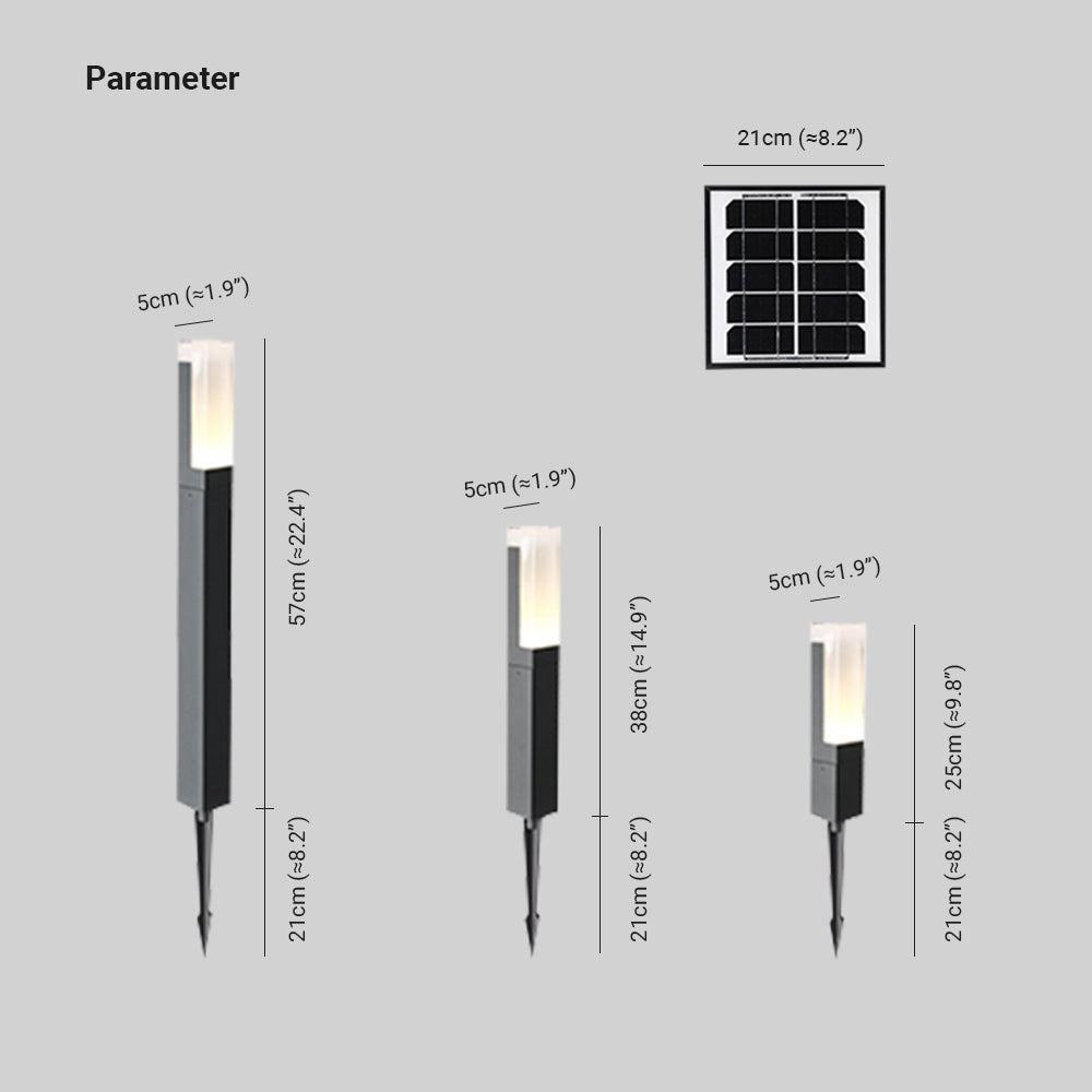 Ray Collection | Solar Pathway Lights with Motion Sensor | Elegant Design for Eco-Friendly Outdoor Illumination 4