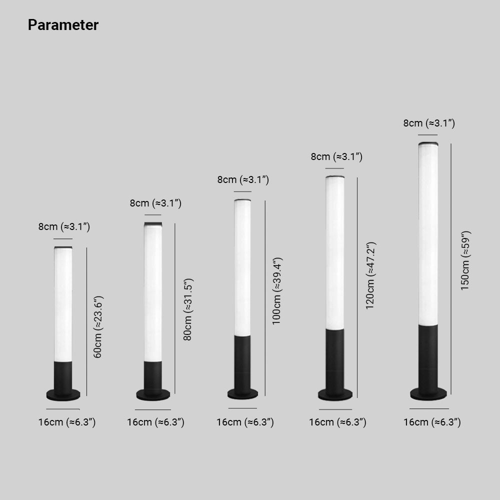 Ray | Outdoor Ground Light with Waterproof Metal Frame & Acrylic Shade | Minimalist Design for Elegant Illumination 3