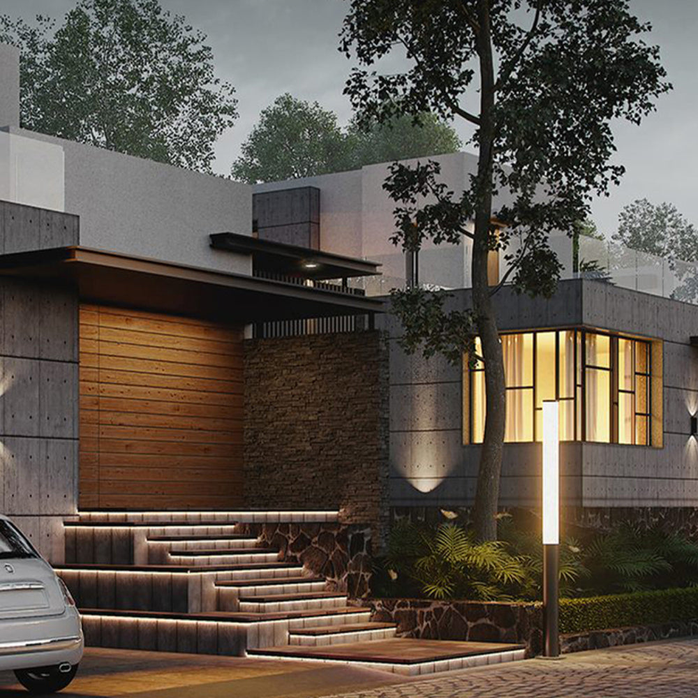 Ray | Outdoor Ground Light with Waterproof Metal Frame & Acrylic Shade | Minimalist Design for Elegant Illumination 4