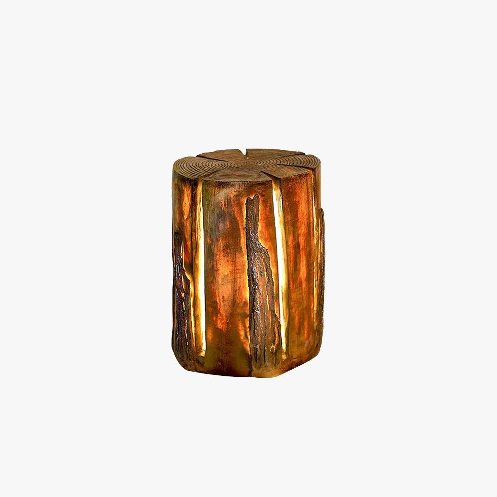 Ray | Outdoor Lamp with Rustic Wood Design & Soft Glow Illumination | Elegant Lighting for Serene Outdoor Spaces 1