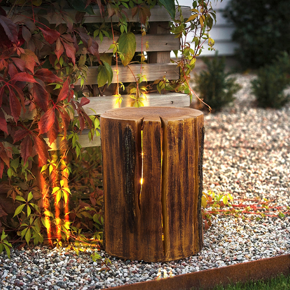 Ray | Outdoor Lamp with Rustic Wood Design & Soft Glow Illumination | Elegant Lighting for Serene Outdoor Spaces 2