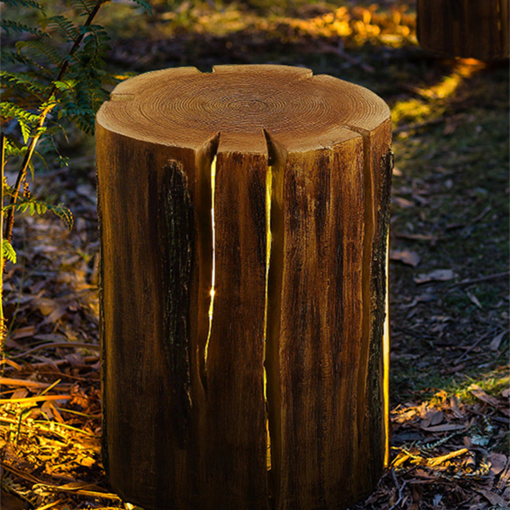 Ray | Outdoor Lamp with Rustic Wood Design & Soft Glow Illumination | Elegant Lighting for Serene Outdoor Spaces 5