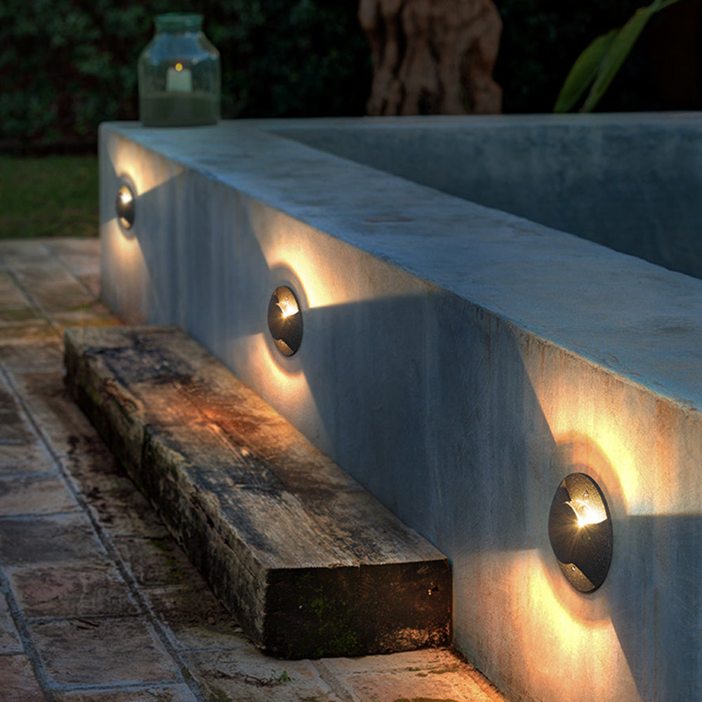 Ray | Outdoor Step Deck Light with Durable Metal & Glass Design | Elegant Lighting for Pathways and Garden Spaces 3
